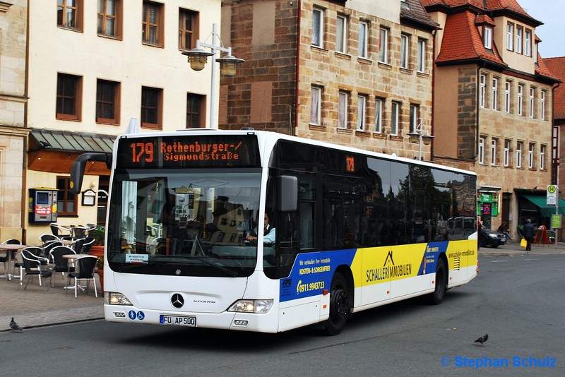 APZ Linienverkehr FÜ-AP 500 | Fürth, Rathaus