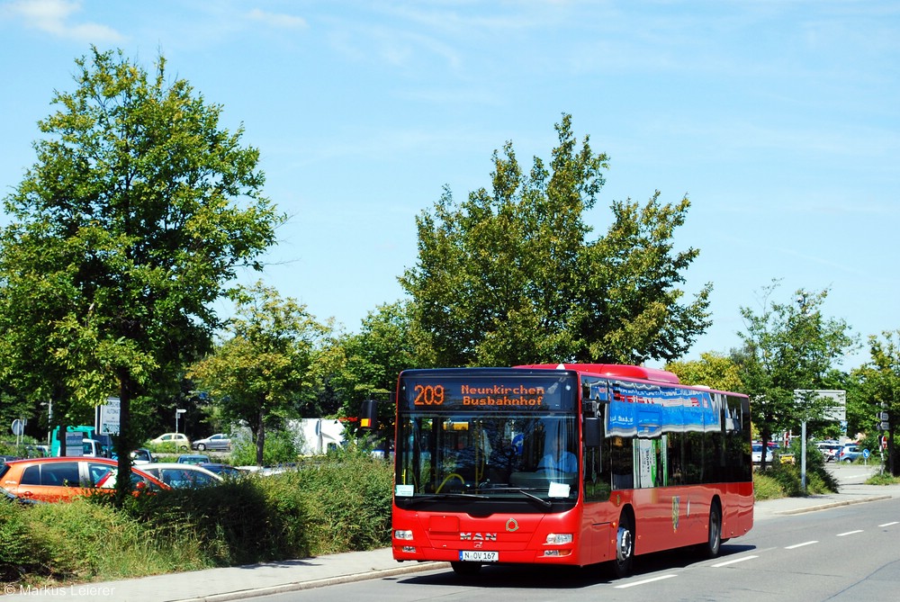 N-OV 167 | Erlangen Busbahnhof