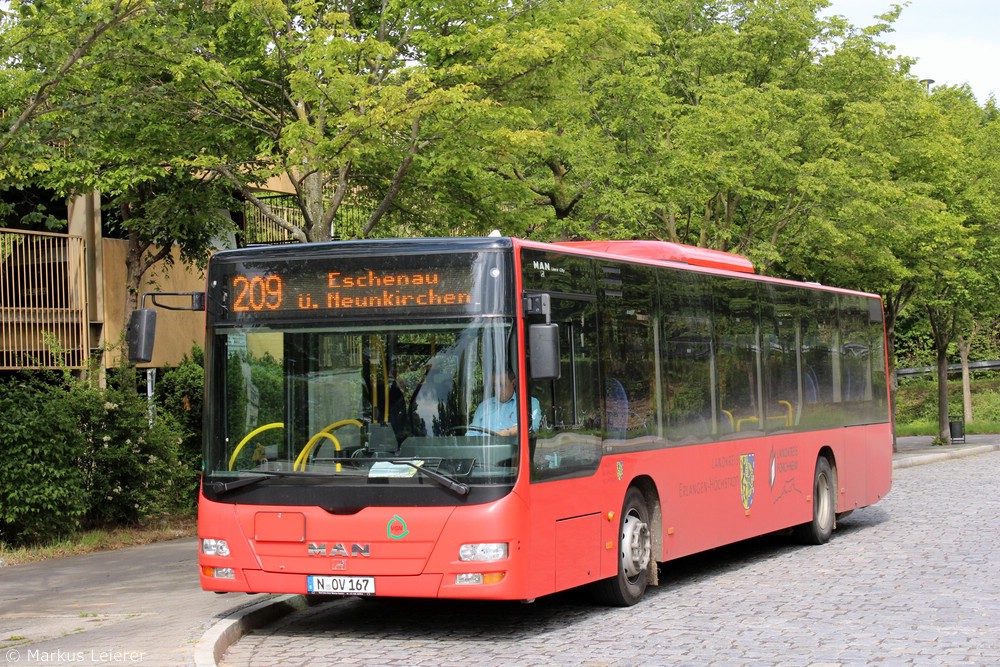 N-OV 167 | Erlangen Busbahnhof