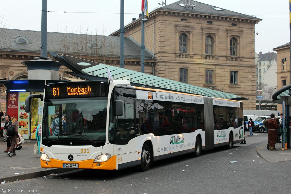 KOM 931 | Mainz Hauptbahnhof