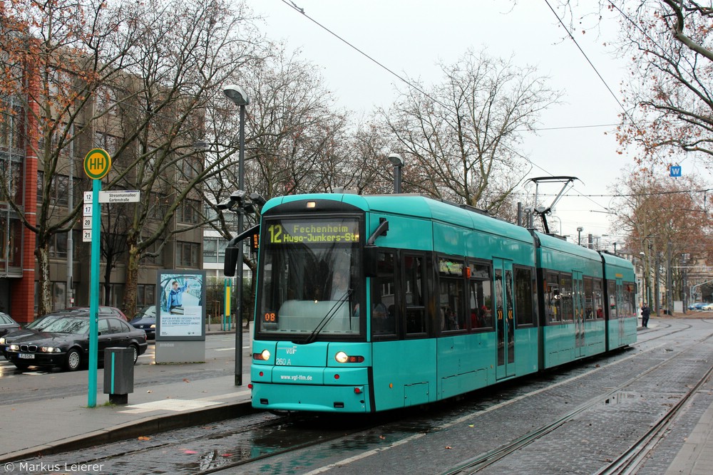 TW 260 | Stresemannallee/Gartenstraße