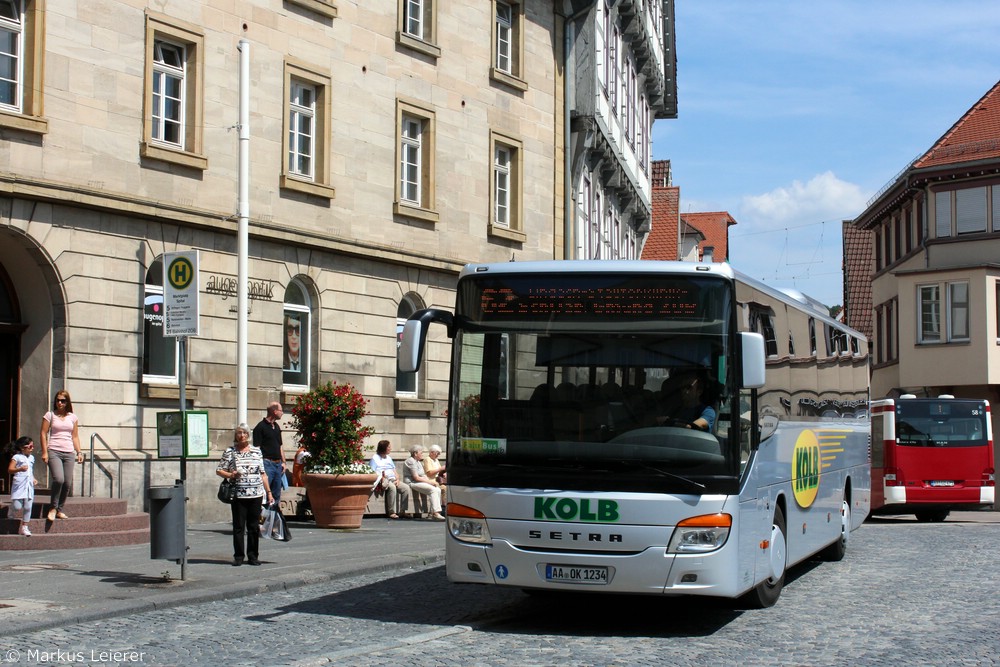 AA-OK 1234 | Schwäbisch Gmünd Marktplatz Spital