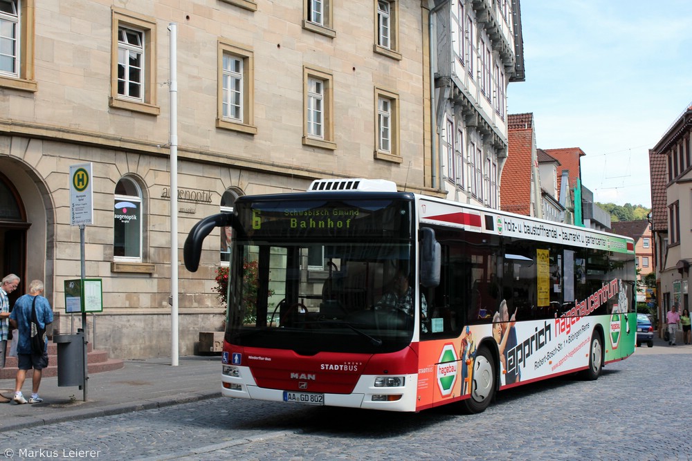 AA-GD 802 | Schwäbisch Gmünd Marktplatz Spital