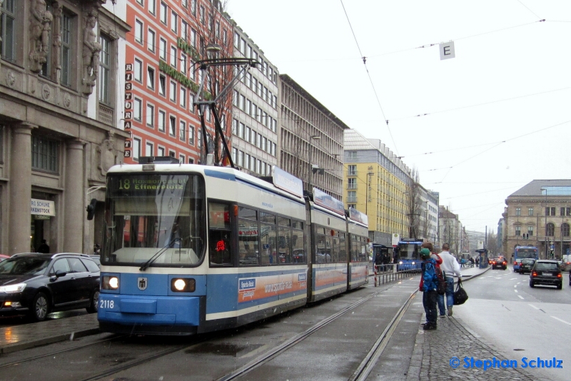 MVG 2118 (R2.2) | Hauptbahnhof Süd/Bayerstraße