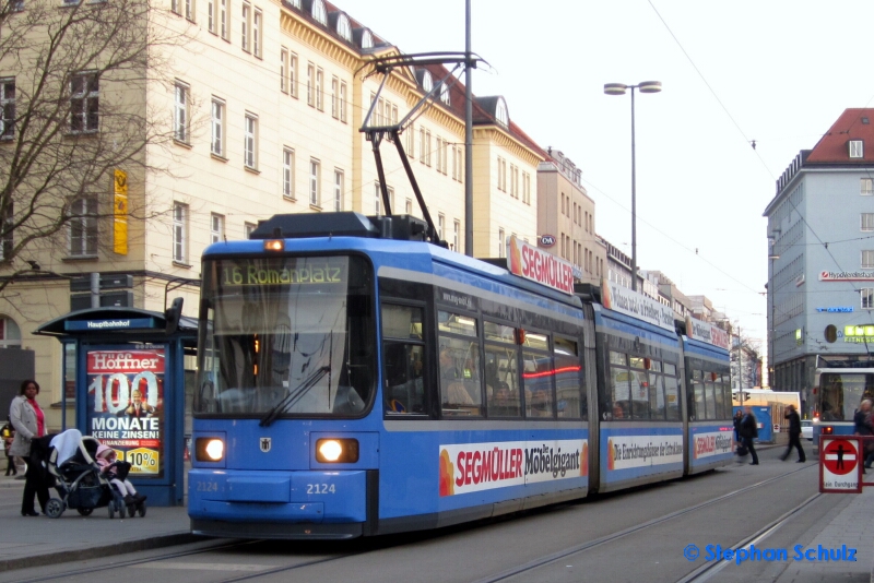 MVG 2124 (R2.2Mod) | Hauptbahnhof/Bahnhofsplatz