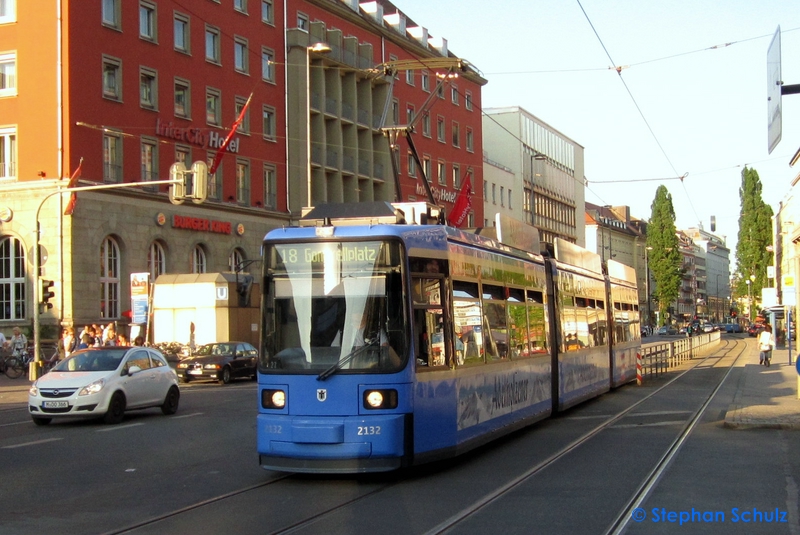 MVG 2132 (R2.2Mod) | Hauptbahnhof Süd/Bayerstraße