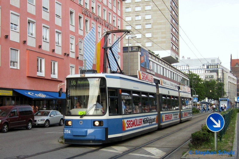 MVG 2154 (R2.2) | Hauptbahnhof Nord/Arnulfstraße