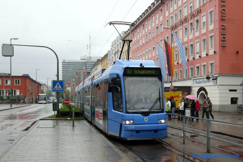 MVG 2203 (R3.3) | Hauptbahnhof Nord/Arnulfstraße