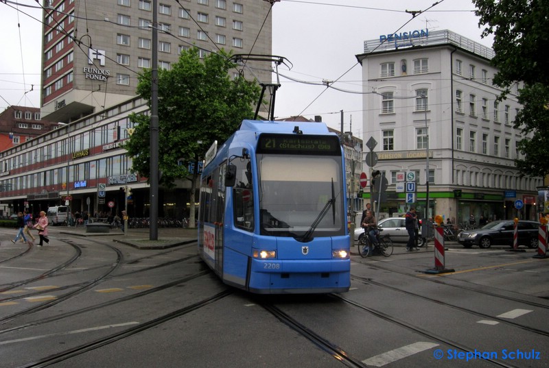 MVG 2208 (R3.3) | Hauptbahnhof Nord/Dachauer Straße