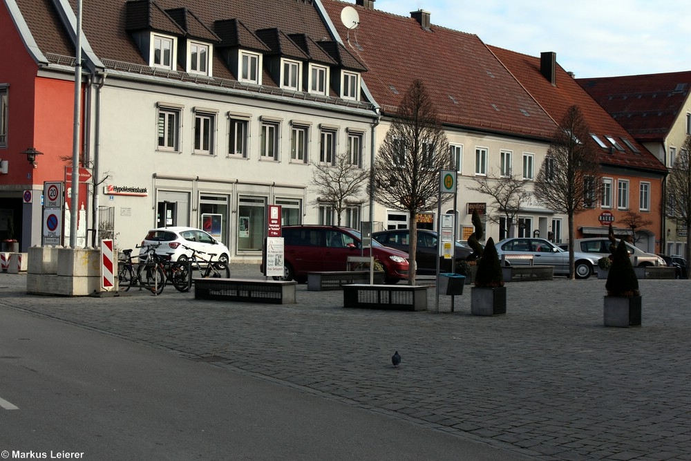 Haltestelle: Geisenfeld, Stadtplatz