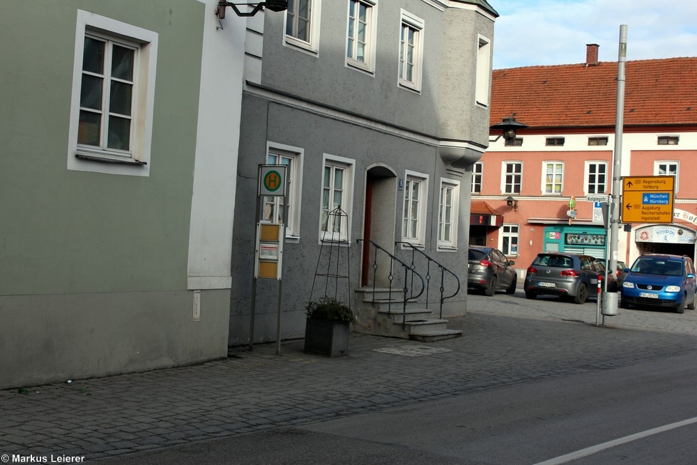 Haltestelle: Geisenfeld, Stadtplatz