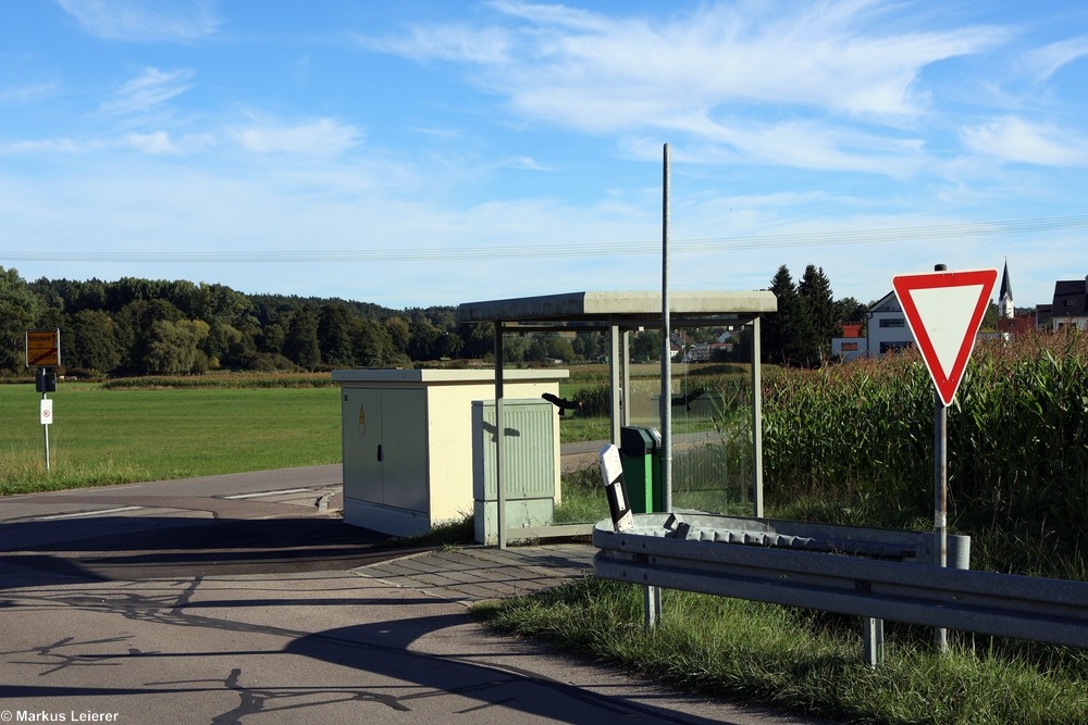 Haltestelle: Jahnhöhe, Washofstr. Bushäuschen