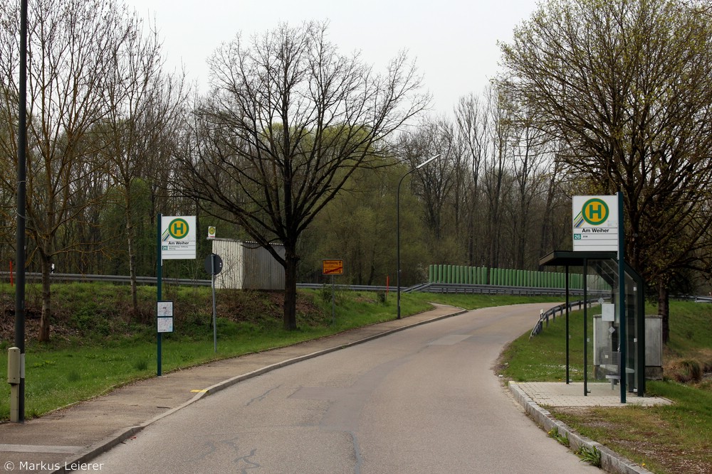 Haltestelle: Dünzing, Am Weiher