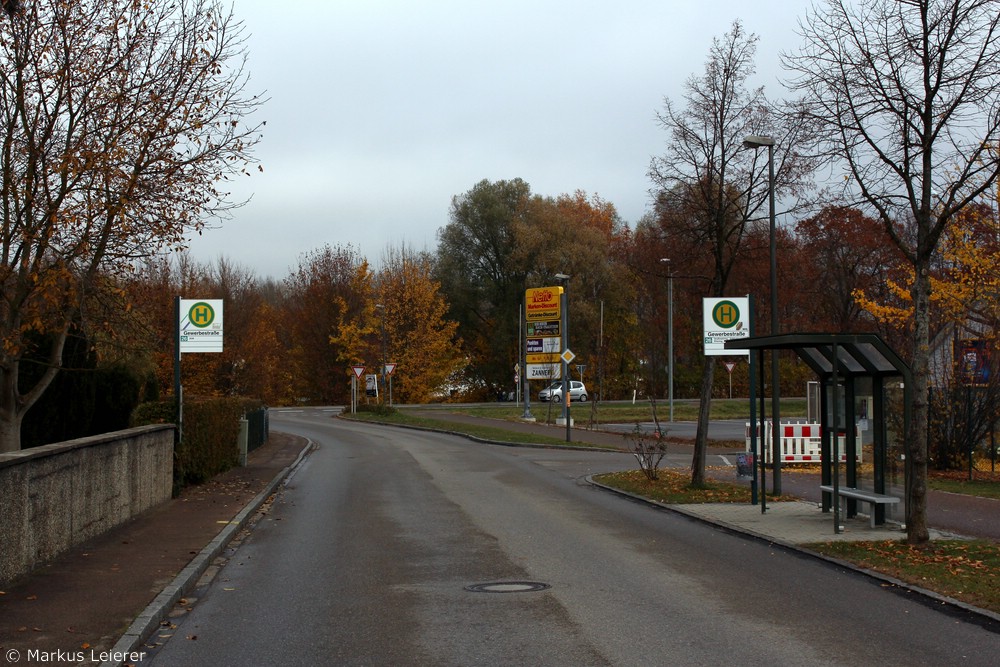 Haltestelle: Hartacker, Gewerbestraße