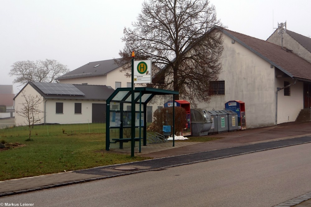 Haltestelle: Böhmfeld, Sparkasse