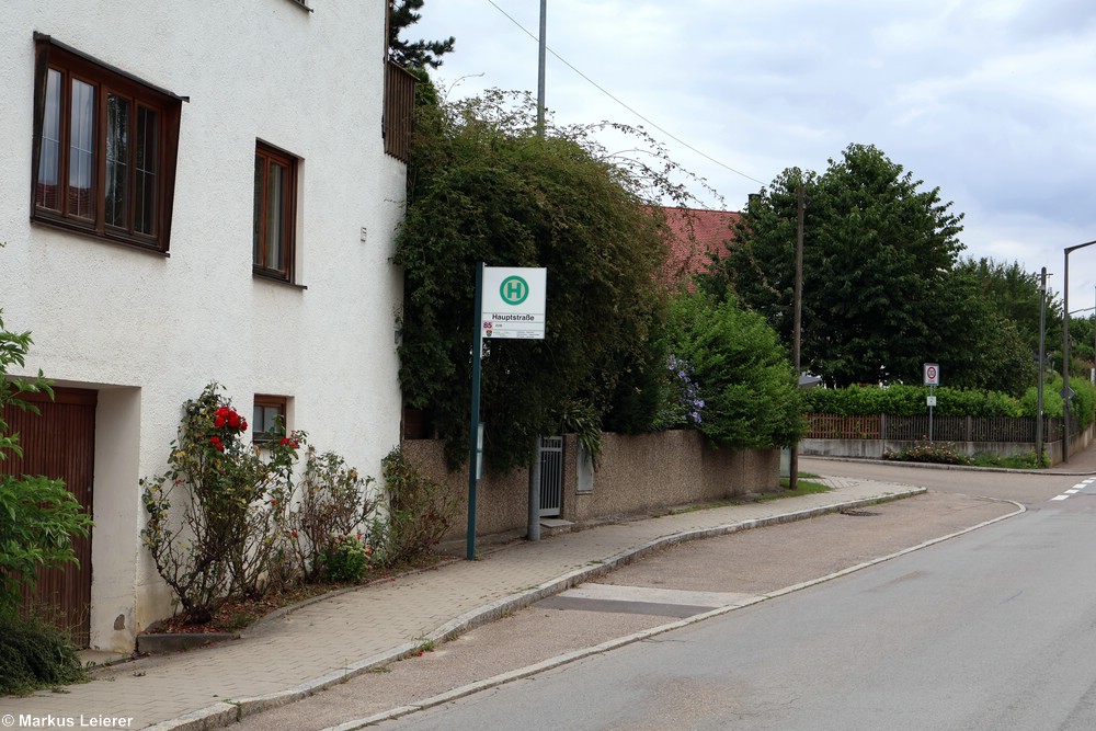 Haltestelle: Hitzhofen Hauptstraße