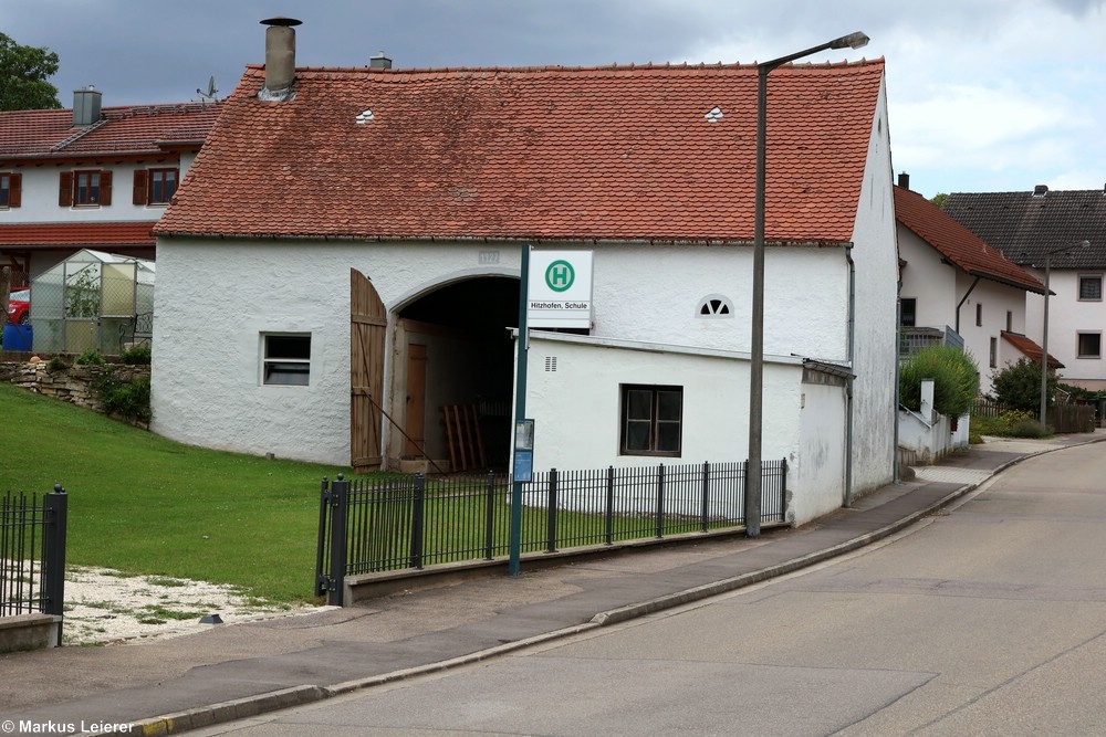 Haltestelle: Hitzhofen, Rathaus / Schule