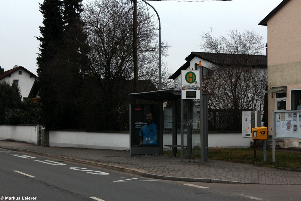 Haltestelle: Beilngrieser Straße