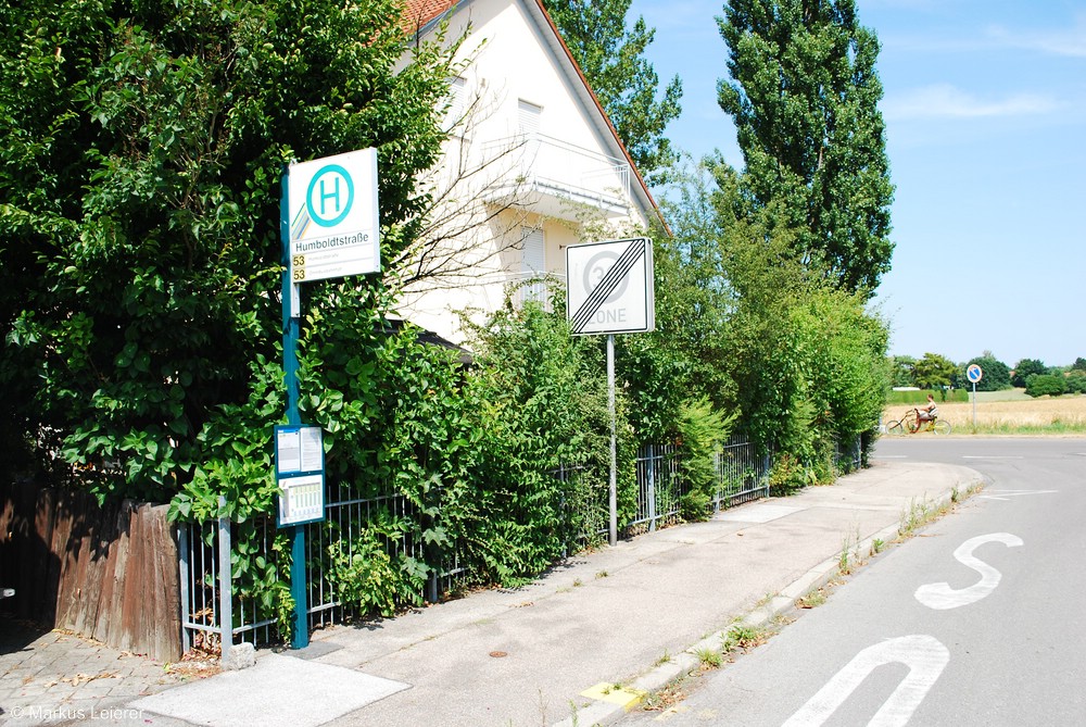 Haltestelle: Humboldtstrasse