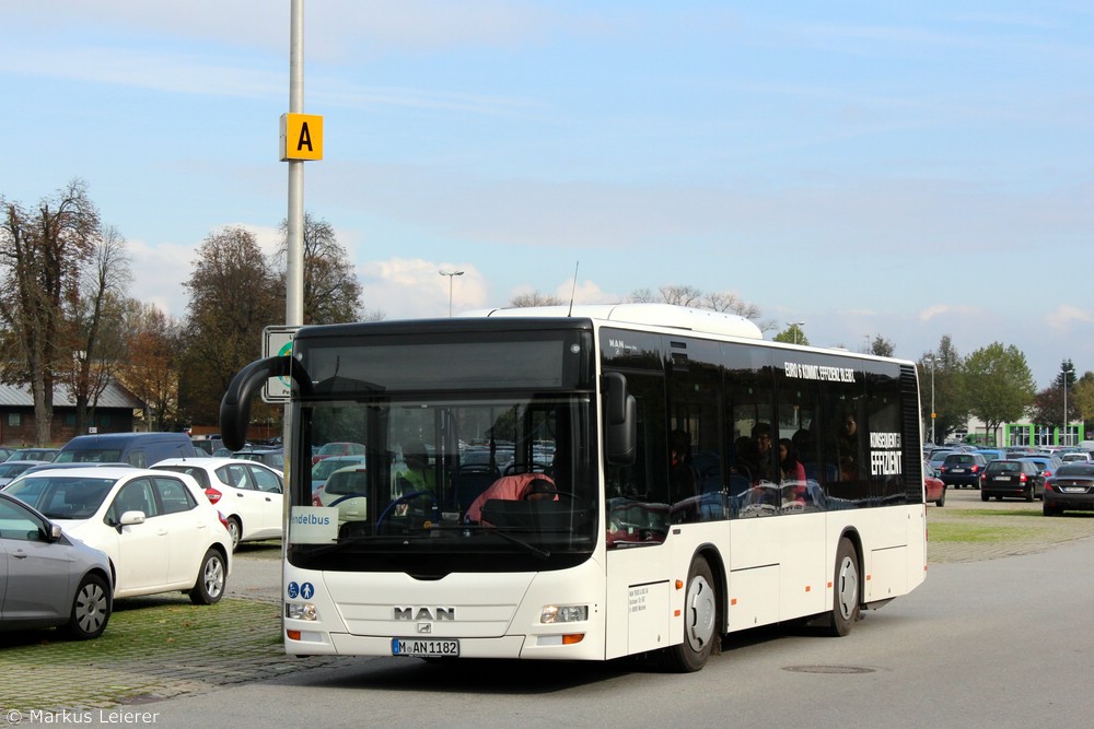 M-AN 1182 | Straubing Mitteleingang, Parkplatz Am Hagen