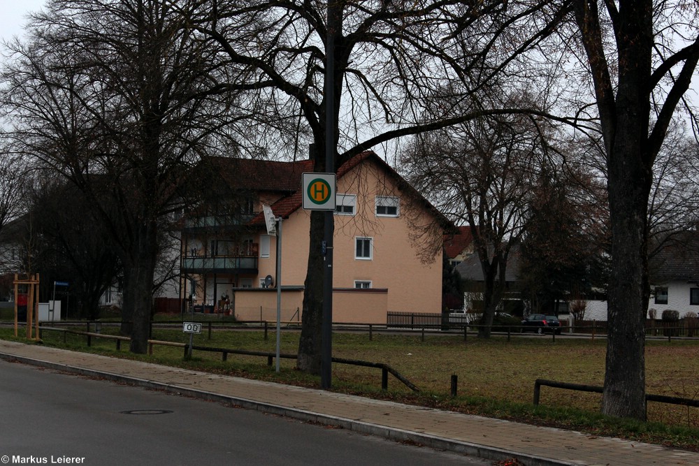 Haltestelle: Münchsmünster, Wöhrer Str. / Bäckerbuckl