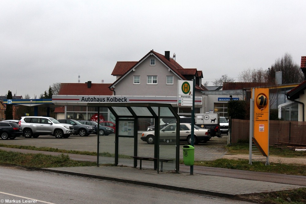 Haltestelle: Großmehring, Ahornstraße