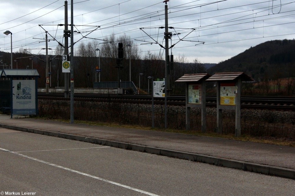 Haltestelle: Kinding, Bahnhof Bstg. 3