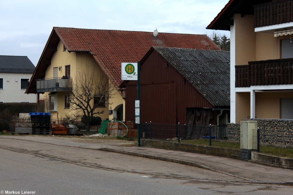 Haltestelle: Ettling, Ortsmitte / Pförringer Straße