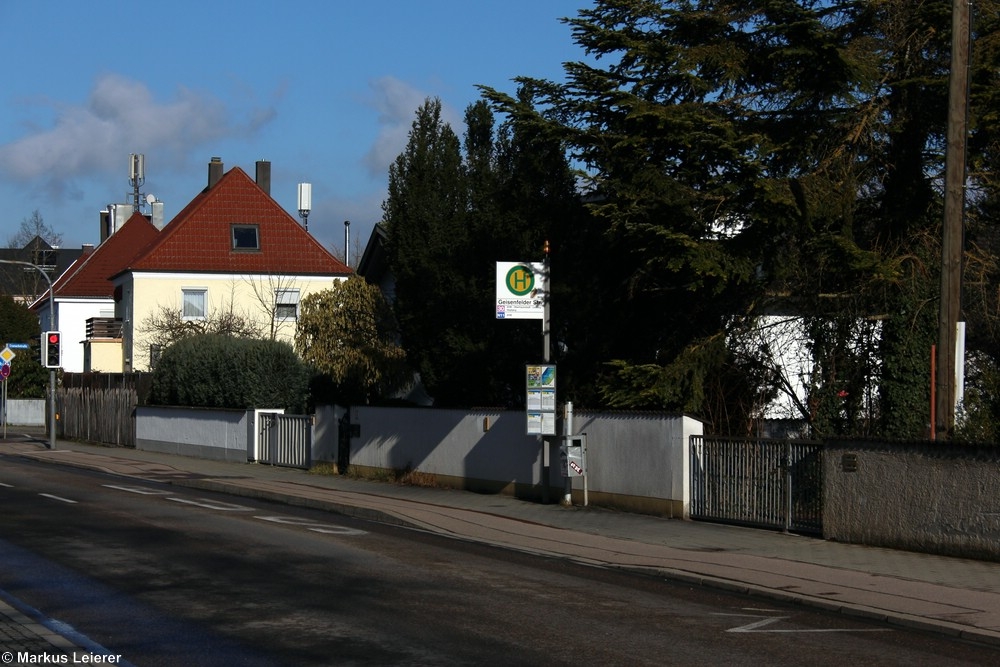 Haltestelle: Geisenfelder Straße