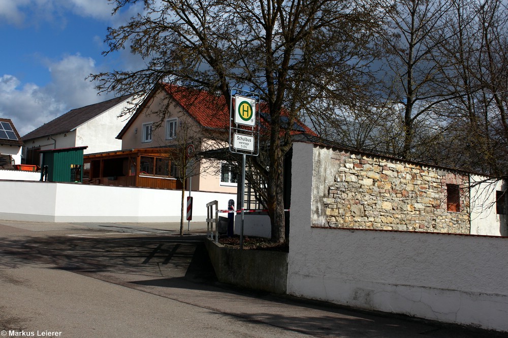 Haltestelle: Buxheim, Schule