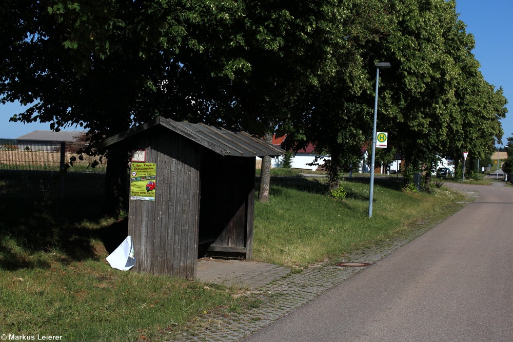 Haltestelle: Biesenhard, Siedlung (RBA) / Biesenhard, Pfahlstraße (VGI)