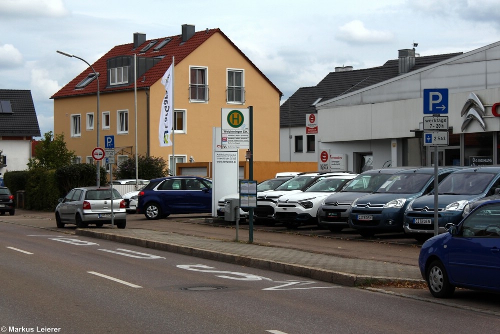 Haltestelle: Weicheringer Straße