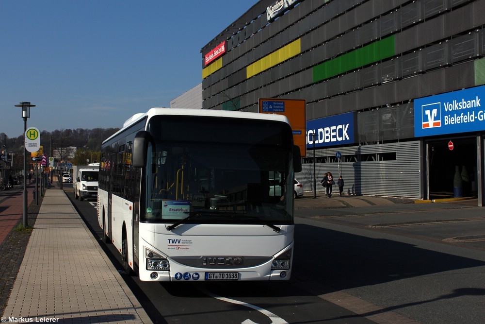 GT-TD 1038 | Bielefeld, Europaplatz/Hauptbahnhof