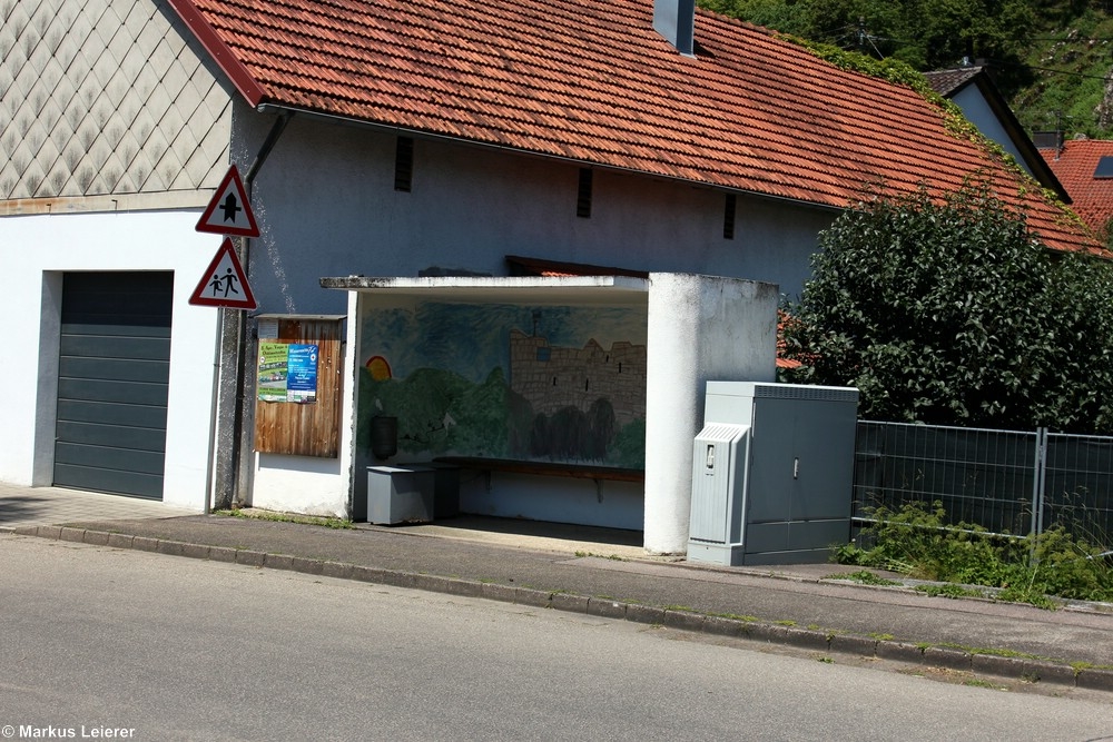 Haltestelle: Hütting, Am Bahnhof / Hainbergstraße