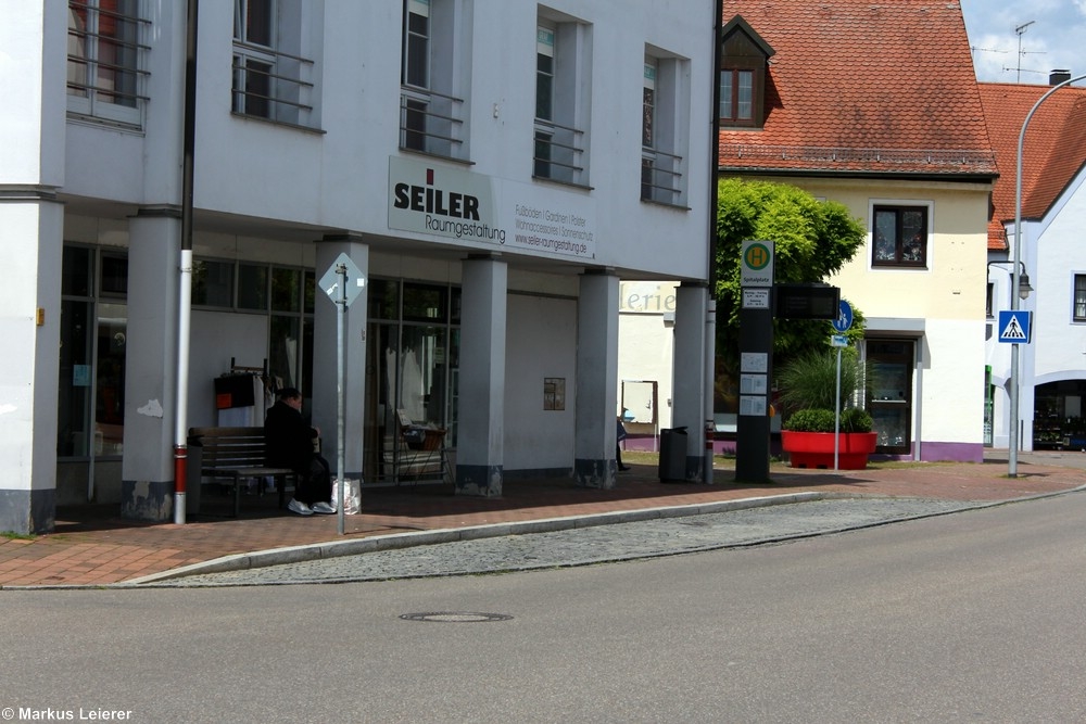 Haltestelle: Neuburg, Spitalplatz