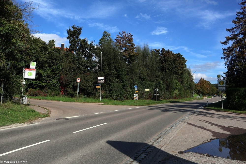 Haltestelle: Weihern, Weihern (RBA, Stadtbus) / Weihern, SB-Halt / Abzweigung Dr.-Eisenmann-Str. (Schwarz)