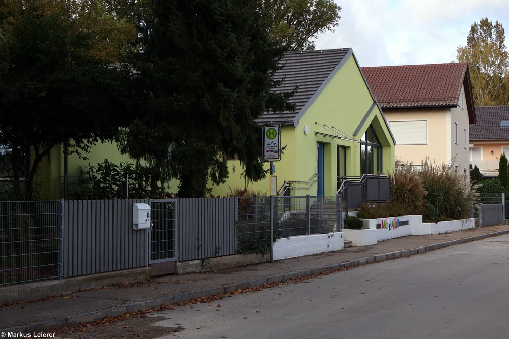 Haltestelle: Laisacker, Kindergarten