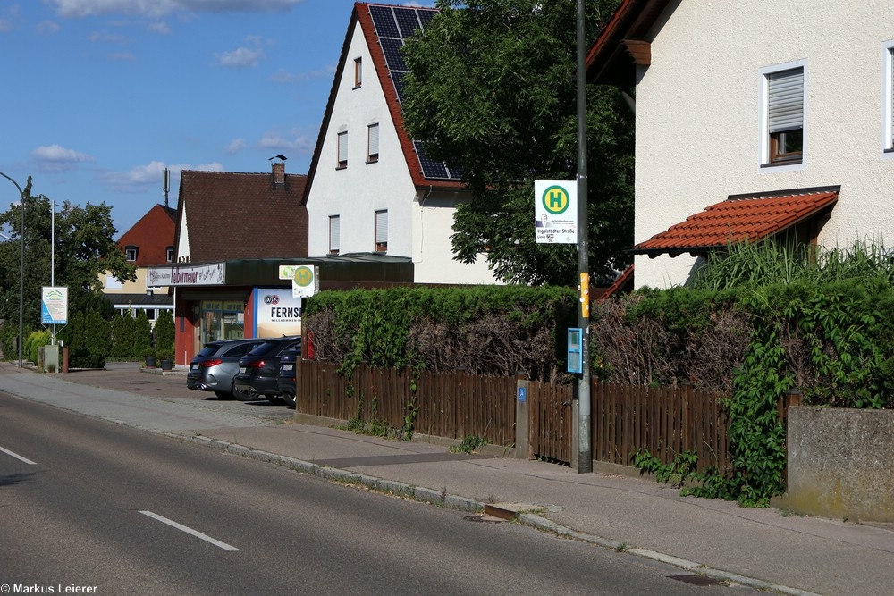 Haltestelle: Mühlried, Ingolstädter Straße