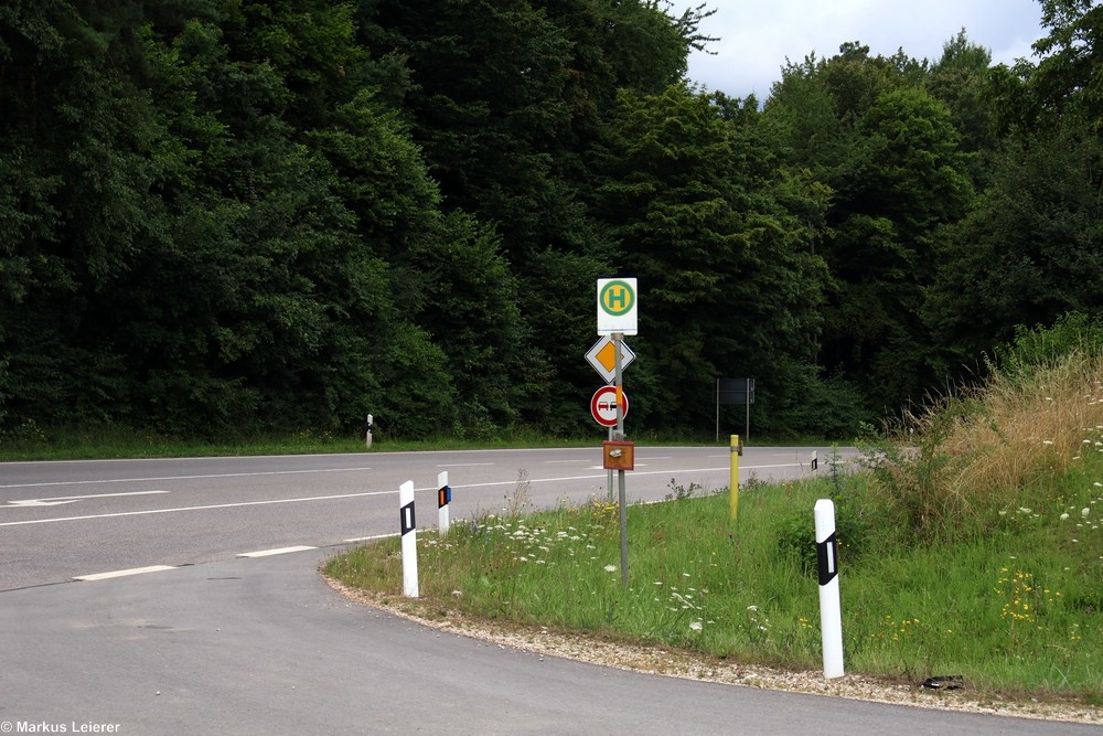 Haltestelle: Siebenecken, Staatsstraße
