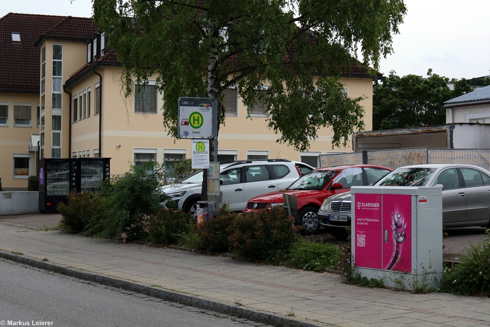 Haltestelle: Pfaffenhofen, Kreisel