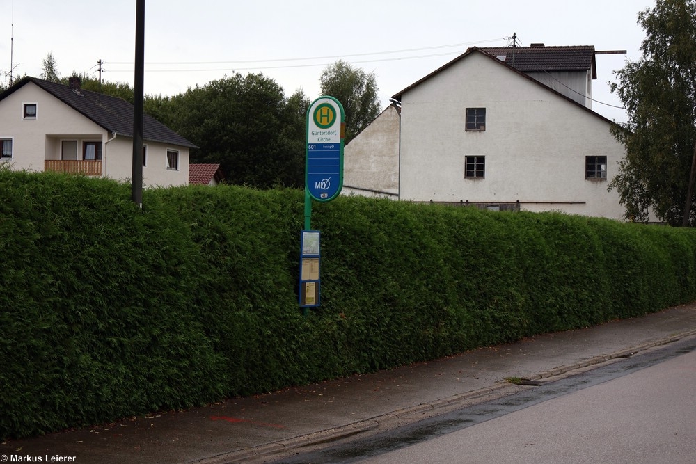 Haltestelle: Güntersdorf, Güntersdorf (VGI) / Güntersdorf, Kirche (MVV)