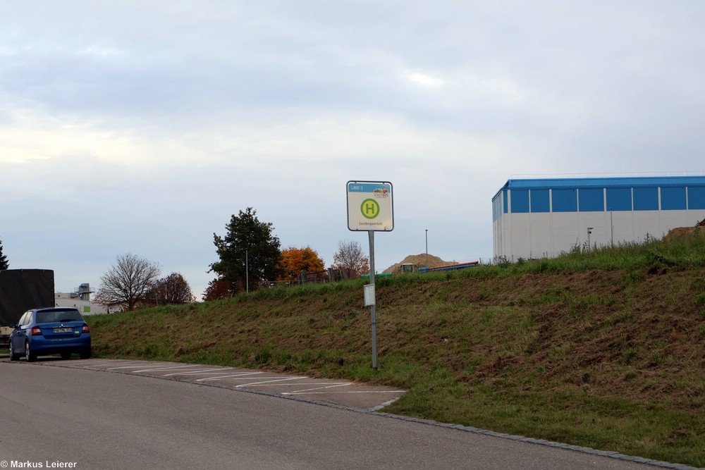 Haltestelle: Pfaffenhofen, Sandkrippenfeld