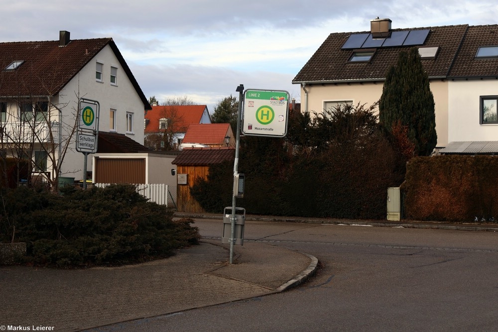 Haltestelle: Pfaffenhofen, Mozartstraße