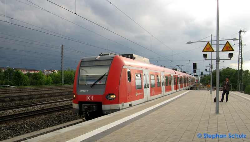 Alstom 423 623 | Hirschgarten (Friedenheimer Brücke)