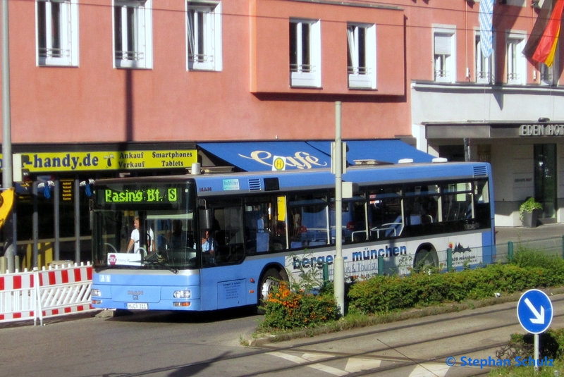 Berger's Reisen M-CX 311 | Hauptbahnhof Nord/Arnulfstraße